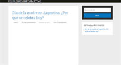 Desktop Screenshot of equilibrioinformativo.com