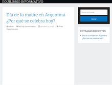 Tablet Screenshot of equilibrioinformativo.com